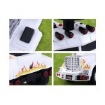 Rigo Kids Ride On Cars Electric Toys Battery Truck Children's Motorbike - White