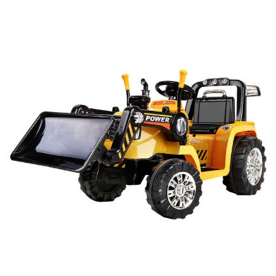 Rigo Kids Ride On Bulldozer Digger Electric Car Yellow
