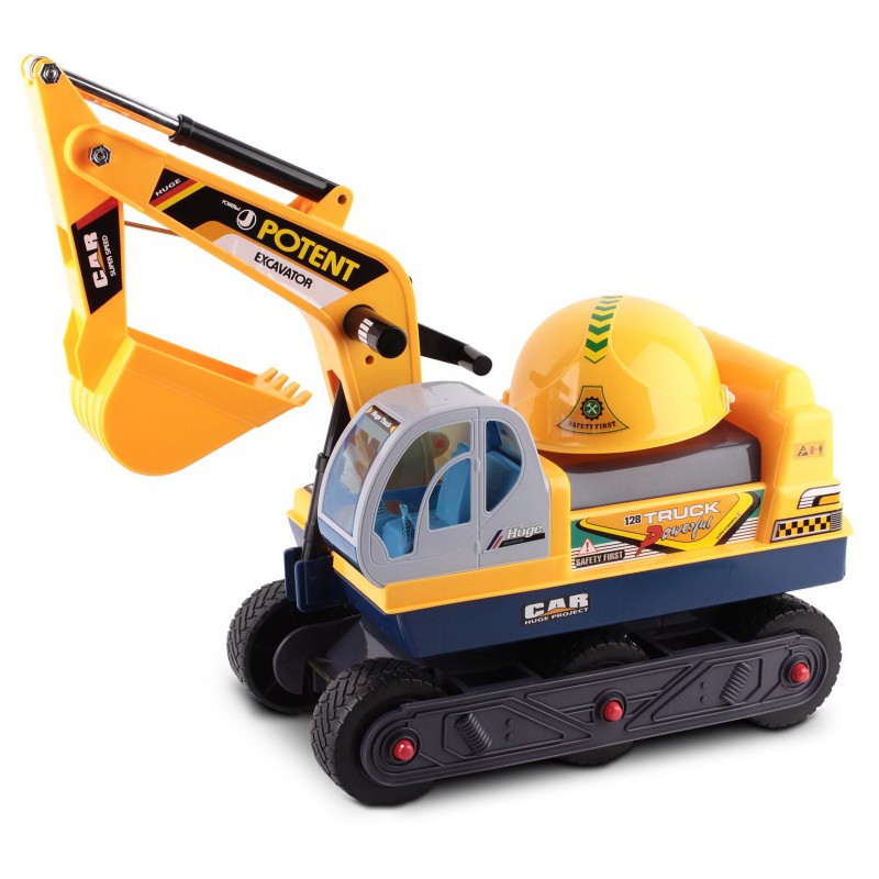 Keezi Kids Ride On Excavator - Yellow Keezi Kids Ride On Excavator - Yellow