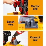Keezi Kids Pretend Play Set Workbench Tools 54pcs Builder Work Children's Toys