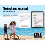 Keezi 60 x 60cm Kids Painting Activity Study Table - Blue