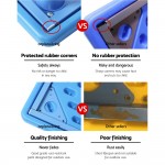 Keezi 60 x 60cm Kids Painting Activity Study Table - Blue