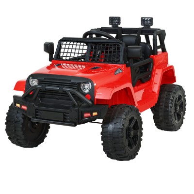 Rigo Kids Electric 12V Jeep Battery Remote Control Ride On Car - Red