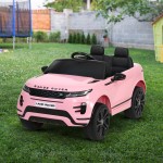 Land Rover Evoque 12V Licensed Kids Electric Ride On Car - Pink