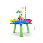 Keezi Kids Beach Sand and Water Sandpit Outdoor Table Toys