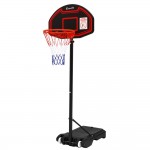 Everfit 2.1m Adjustable Portable Basketball Stand Hoop System Rim - Black 