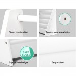 Keezi Kids Bookshelf Childrens Bookcase Magazine Rack Organiser Display - White