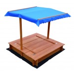 Kids Wooden Toy Sandpit with Canopy
