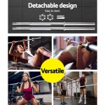 5.5FT Barbell Bar Steel Fitness Exercise Weight Press Home Gym Equipment 5.5FT Barbell Bar Steel Fitness Exercise Weight Press Home Gym Equipment