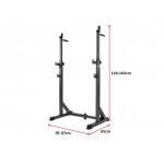 Commercial Squat Rack Adjustable Pair Fitness Exercise Weight Lifting Gym Barbell Stand Commercial Squat Rack Adjustable Pair Fitness Exercise Weight Lifting Gym Barbell Stand