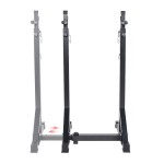 Commercial Squat Rack Adjustable Pair Fitness Exercise Weight Lifting Gym Barbell Stand Commercial Squat Rack Adjustable Pair Fitness Exercise Weight Lifting Gym Barbell Stand