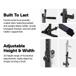 Commercial Squat Rack Adjustable Pair Fitness Exercise Weight Lifting Gym Barbell Stand Commercial Squat Rack Adjustable Pair Fitness Exercise Weight Lifting Gym Barbell Stand
