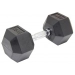 25KG Commercial Rubber Hex Dumbbell Gym Weight 25KG Commercial Rubber Hex Dumbbell Gym Weight