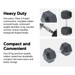 25KG Commercial Rubber Hex Dumbbell Gym Weight 25KG Commercial Rubber Hex Dumbbell Gym Weight