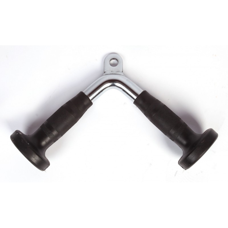 Randy & Travis Rubber-Coated Tricep Pushdown Bar Attachment Randy & Travis Rubber-Coated Tricep Pushdown Bar Attachment