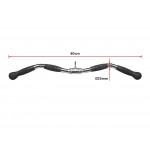 Randy & Travis Rubber-Coated Revolving Curl Row Bar Attachment Randy & Travis Rubber-Coated Revolving Curl Row Bar Attachment