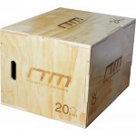 3-IN-1 Wood Plyo Games Plyometric Jump Box