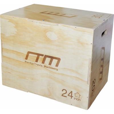 3-IN-1 Wood Plyo Games Plyometric Jump Box