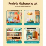 Keezi Kids Kitchen Pretend Play Set 73pcs Food Sink Cooking Utensils 