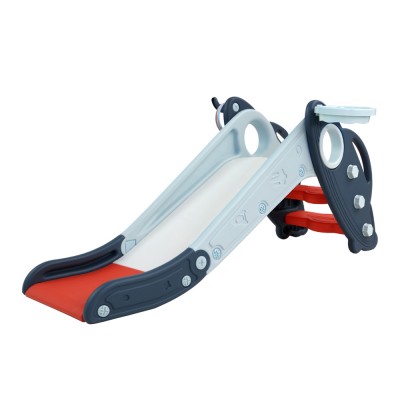 Keezi Kids Slide 3-in-1 Play Set Basketball Hoop Ring Toddler Play Activity