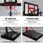 Everfit 3.05m Portable Basketball Hoop Stand System Height Adjustable - Black