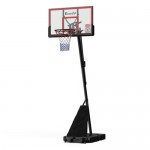 Everfit Portable Basketball Hoop Stand System Height Adjustable Net Ring - Red