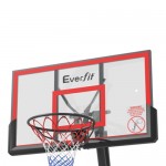 Everfit Portable Basketball Hoop Stand System Height Adjustable Net Ring - Red Everfit Portable Basketball Hoop Stand System Height Adjustable Net Ring - Red