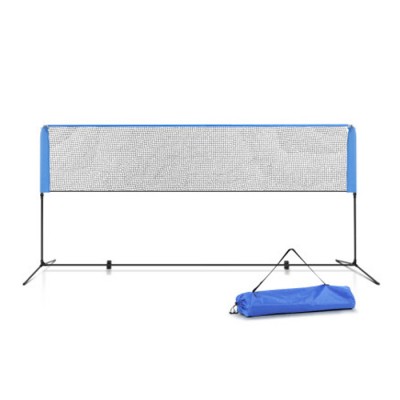Everfit Portable Sports Net Stand For Badminton Volleyball Tennis Soccer 4m 4ft - Blue