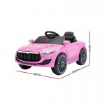 Rigo Kids Maserati Car Ride On - Pink