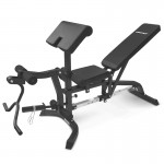 Lifespan CORTEX BN-11 Exercise FID Bench + 85kg Olympic Tri-Grip Weight Plate and Dumbbell Package