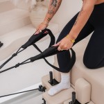 Lifespan Fitness Contour Studio Commercial Pilates Reformer Machine (Beige)