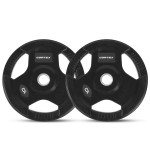 Lifespan CORTEX 10kg Tri-Grip V2 50mm Olympic Plates (Pair) Lifespan CORTEX 10kg Tri-Grip V2 50mm Olympic Plates (Pair)