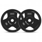 Lifespan CORTEX 20kg Tri-Grip V2 50mm Olympic Plates (Pairs) Lifespan CORTEX 20kg Tri-Grip V2 50mm Olympic Plates (Pairs)