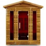 Regen8 Quadro Outdoor - 4 Person Infrared Sauna