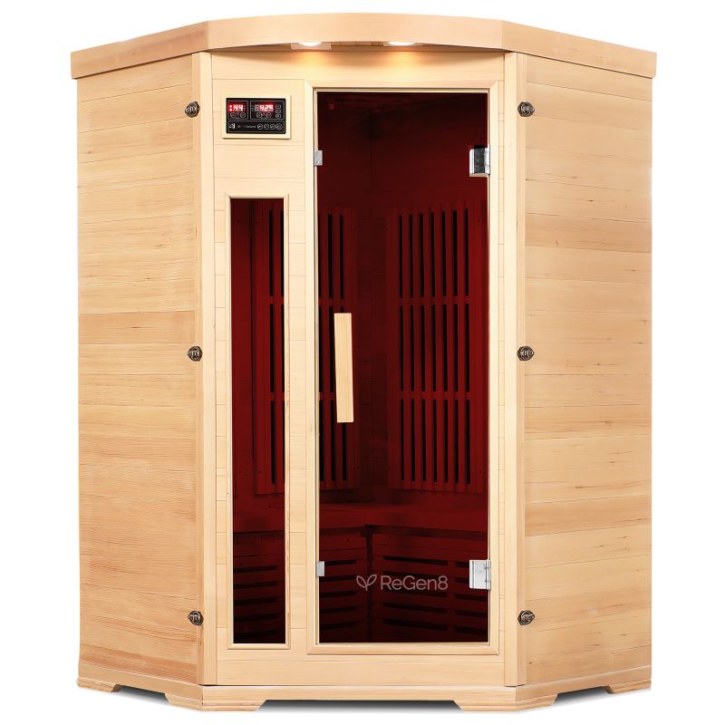 ReGen8 Duo Corner - 2 Person Infrared Sauna ReGen8 Duo Corner - 2 Person Infrared Sauna