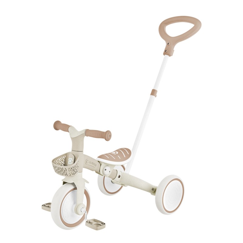 Globber LEARNING TRIKE 3in1 PLUS Ecologic - Coconut Globber LEARNING TRIKE 3in1 PLUS Ecologic - Coconut