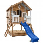 Lifespan Winchester Cubby House (Elevated 1.2m) with 2.2m Slide - Blue