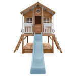 Lifespan Winchester Cubby House (Elevated 1.2m) with 2.2m Slide - Pastel Blue Lifespan Winchester Cubby House (Elevated 1.2m) with 2.2m Slide - Pastel Blue