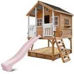 Lifespan Winchester Cubby House (Elevated 1.2m) with 2.2m Slide - Pastel Pink Lifespan Winchester Cubby House (Elevated 1.2m) with 2.2m Slide - Pastel Pink