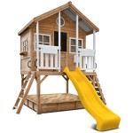 Lifespan Winchester Cubby House (Elevated 1.2m) with 2.2m Slide - Yellow Lifespan Winchester Cubby House (Elevated 1.2m) with 2.2m Slide - Yellow