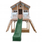 Lifespan Winchester Cubby House (Elevated 1.45m) with 3.0m Slide - Green Lifespan Winchester Cubby House (Elevated 1.45m) with 3.0m Slide - Green