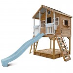 Lifespan Winchester Cubby House (Elevated 1.45m) with 3.0m Slide - Pastel Blue Lifespan Winchester Cubby House (Elevated 1.45m) with 3.0m Slide - Pastel Blue