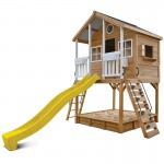 Lifespan Winchester Cubby House (Elevated 1.45m) with 3.0m Slide - Yellow Lifespan Winchester Cubby House (Elevated 1.45m) with 3.0m Slide - Yellow