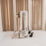 Lifespan Fitness Contour Pro Folding Aluminum Pilates Reformer Bed Set (Beige)
