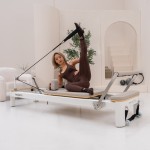 Lifespan Fitness Contour Pro Aluminum Pilates Reformer Bed Set (Hepburn)
