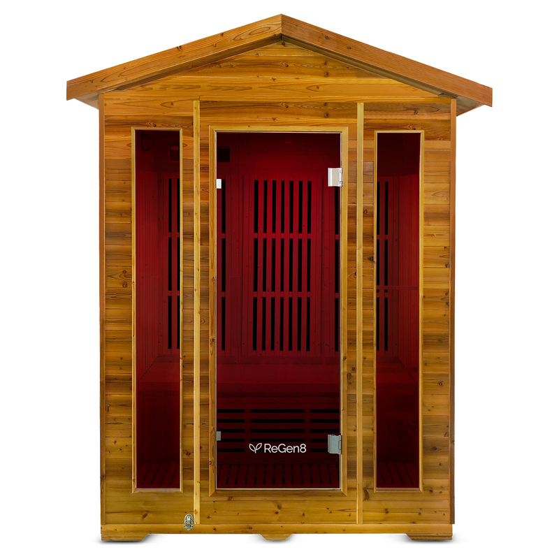 Regen8 Trio Outdoor - 3 Person Infrared Sauna Regen8 Trio Outdoor - 3 Person Infrared Sauna