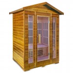 Regen8 Trio Outdoor - 3 Person Infrared Sauna Regen8 Trio Outdoor - 3 Person Infrared Sauna