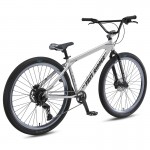 SE Bikes Fast Ripper 29" BMX Bike - Ball Burnish Silver