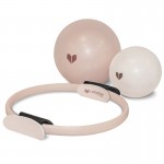 Lifespan 38cm Pilates Ring + 15cm Small & 22cm Medium Pilates Ball (Seashell)