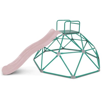 Lifespan Summit 2m Dome Climber with 1.8m Pastel Pink Slide